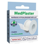 MedPharma MedPlaster Papierová náplasť 5mx1,25cm - cena, srovnání