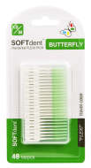 Softdent Dentálne špáradlá Butterfly FLEXI PICK 48ks - cena, srovnání