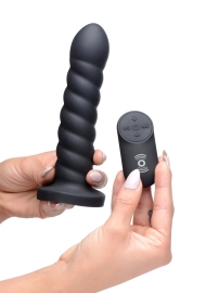 Strap U Supple Swirl 21x Remote Control Silicone Dildo