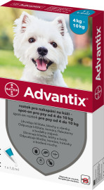 Bayer Advantix Spot-on pre psy 4-10kg 1ml