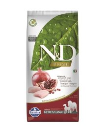 N&D PRIME DOG Adult M/L Chicken & Pomegranate 12kg