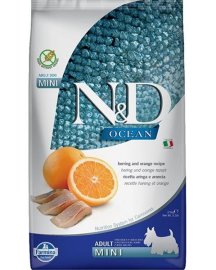 N&D OCEAN DOG Adult Mini Herring & Orange 2.5kg