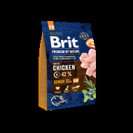 Brit Premium by Nature Senior S+M 3kg - cena, srovnání