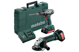 Metabo Combo Set BS 18 + W 18 LTX 125