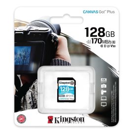 Kingston SDXC Canvas Go! Plus UHS-I U3 128GB