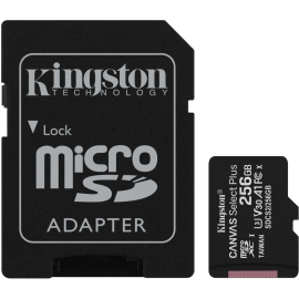Kingston MicroSDXC Canvas SeIect Plus A1 C10 256GB