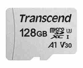 Transcend Micro SDHC 300S + SD adaptér UHS-I U3 128GB