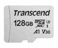 Transcend Micro SDHC 300S + SD adaptér UHS-I U3 128GB - cena, srovnání