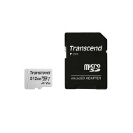Transcend Micro SDHC 300S + SD adaptér UHS-I U3 512GB - cena, srovnání