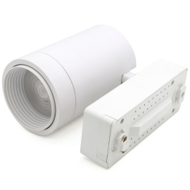 IdeaLED LED lištový reflektor s nastavitelným úhlem 30W 3000lm jednofázový adaptér, - 3000K/Ne/Ra>80