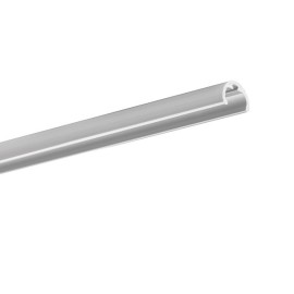 IdeaLED Hliníkový profil pro LED pásku, typ kulatý FP-1167, stříbrný, 2 metry - Pouze hliníkový profil bez překryvu
