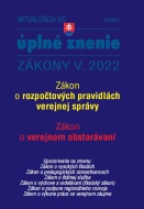 Aktualizácia V/2 2022 - štátna služba, informačné technológie verejnej správy - cena, srovnání
