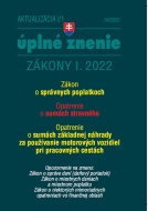 Aktualizácia I/1 / 2022 - daňové a účtovné zákony - cena, srovnání
