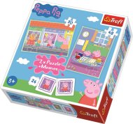 Trefl Puzzle 2v1 + pexeso Prasátko Peppa - cena, srovnání