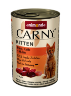 Animonda Carny Kitten hovädzie + teľacie + kuracie 400g - cena, srovnání