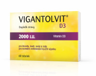 Merck Vigantolvit D3 2000 IU 60tbl - cena, srovnání