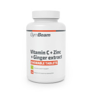 Gymbeam Vitamín C + Zinok + extrakt zo zázvoru 90tbl - cena, srovnání