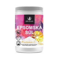 Allnature Epsomská soľ s vitamínom C 1000g