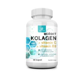 Allnature Mořský kolagen + vitamin C + vitamin B3 30tbl