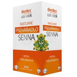 Herbex Lekáreň Rastlinné PREHÁŇADLO SENNA 20x2g