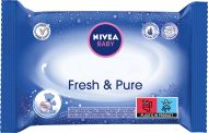 Nivea Baby Wipes Fresh&Pure 63ks - cena, srovnání