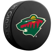 Inglasco Puk Logo Blister Minnesota Wild