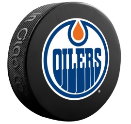 Inglasco Puk Logo Blister Edmonton Oilers