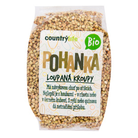 Country Life Bio Pohánka lúpaná krúpy 500g