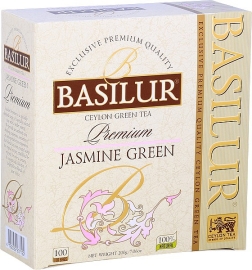 Basilur Premium Jasmine Green 100x2g