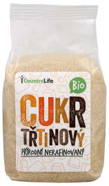 Country Life Cukor trstinový BIO 500g