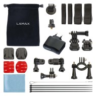 LAMAX Súprava príslušenstva pre akčné kamery L - 15ks LMXACCSETL - cena, srovnání
