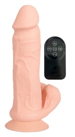 Nature Skin Bendable RC Vibrator with Balls