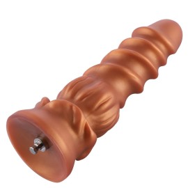 Hismith HSA56 Spiral Grain Silicone Dildo KlicLok