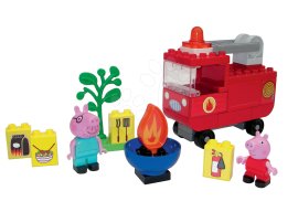 Big PlayBig BLOXX Peppa Pig Hasičské auto s príslušenstvom