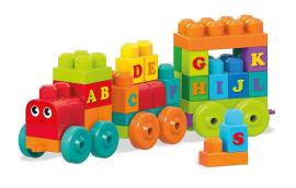 Mattel Mega Bloks Vláčik ABC nauč sa abecedu