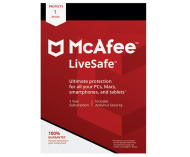 McAfee LiveSafe na 12 měsíců (1 zařízení) - cena, srovnání