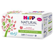 Hipp Babysanft Čistiace vlhčené ubrúsky Natural 2x60ks - cena, srovnání