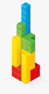 Geomag Magicube GREEN Line 64 - cena, srovnání