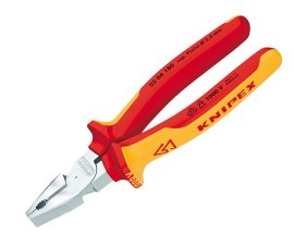 Knipex Silové kombinované kliešte VDE 180mm 0206180