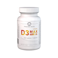 Pharma Activ Vitamin D3 MAX 4000 I.U. 100tbl - cena, srovnání