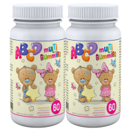 Clinical ABCD Multi Gummies 2x60tbl - cena, srovnání