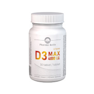 Pharma Activ Vitamin D3 MAX 4000 I.U. 30tbl - cena, srovnání