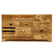 LakŠmi-indickynabytok.sk Komoda Manu 160x90x45 indický masív mango - cena, srovnání