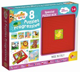 Lisciani Carotina Baby 8 Puzzle - Zvieratká