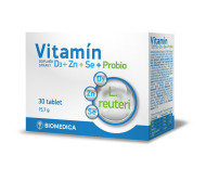 Biomedica Vitamín D3+Zn+Se+Probio 30tbl - cena, srovnání