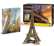Cubicfun 3D puzzle National Geographic: Eiffelova veža 80 - cena, srovnání