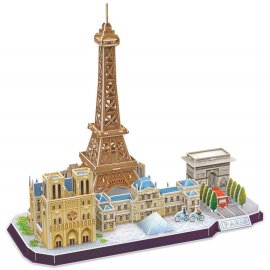 Cubicfun 3D puzzle CityLine panorama: Paříž 114