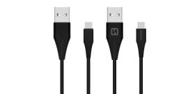 Swissten Dátový Kábel Usb / Usb-C 1,5m (9mm)