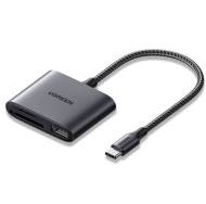 Ugreen USB-C Card Reader + USB CM387 - cena, srovnání