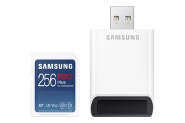 Samsung SDXC EVO Plus + USB adaptér UHS-I U3 256GB